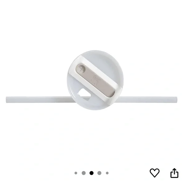 Stanley White 40oz tumblr arctic flowstate straw cap 3oz water cup handle bottle - Picture 4 of 4